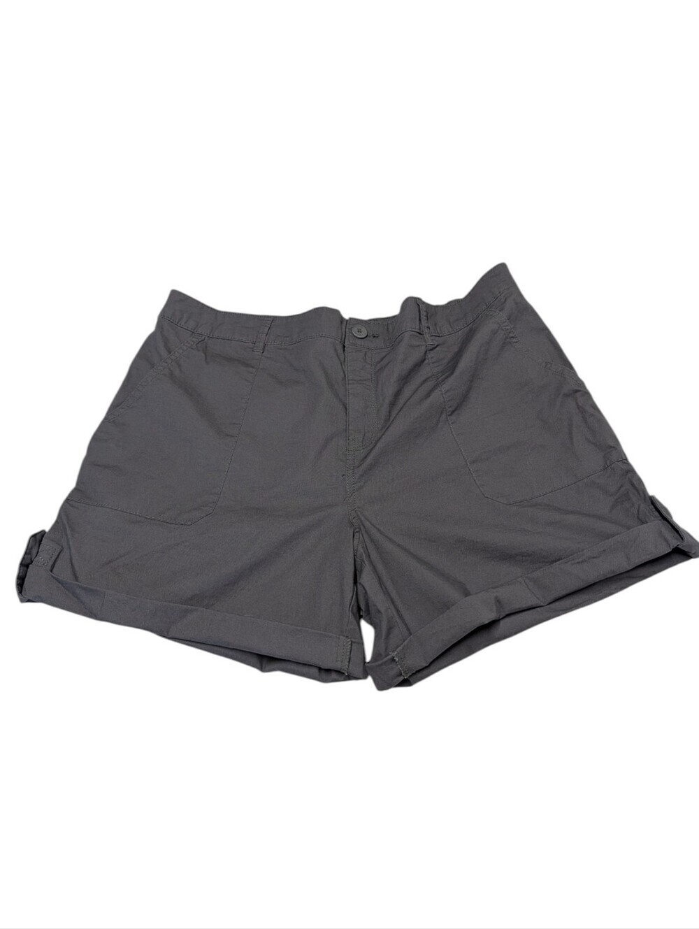 Social Standard by Sanctuary Hero Women Utility Short Gray Size XXL Roll Tab NWT - Picture 2 of 8